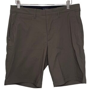 NWT J Crew Mens Performance Short 32 Gray Tech Stretch Water Resistant UPF 50